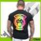 T-shirt Black Beast Mode Activated  Fluo