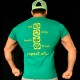 T-shirt Green  eat, sleep, train, freak