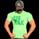 T-shirt Lime Green Your work out is my warmup