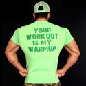 T-shirt  Lime Green Your Work Out