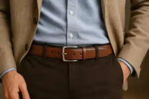 Cinture moda uomo: il dettaglio che rivoluziona ogni outfit senza sforzo
