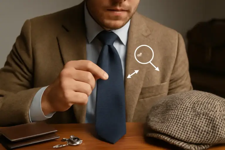 Come riconoscere un tessuto di qualità negli accessori uomo? Semplici segnali a colpo d’occhio per non sbagliare