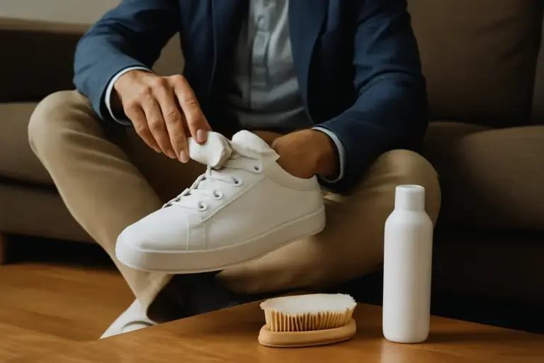 Scarpe bianche uomo: la guida pratica che mantiene lo stile senza errori di manutenzione