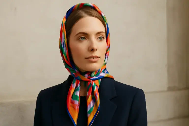 Foulard fantasia: il segreto per dare colore anche ai look più sobri