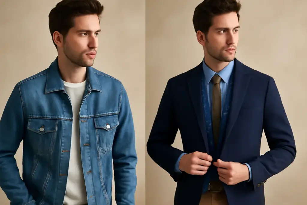 Giubbotti di jeans uomo: abbinamenti facili per trasformarli da casual a raffinati in pochi passaggi
