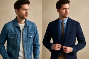 Giubbotti di jeans uomo: abbinamenti facili per trasformarli da casual a raffinati in pochi passaggi