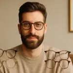 Quali occhiali da vista uomo stanno bene con la barba? Abbinamenti sicuri per mettere in risalto i lineamenti