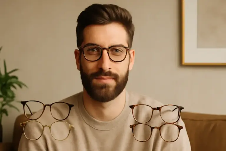 Quali occhiali da vista uomo stanno bene con la barba? Abbinamenti sicuri per mettere in risalto i lineamenti