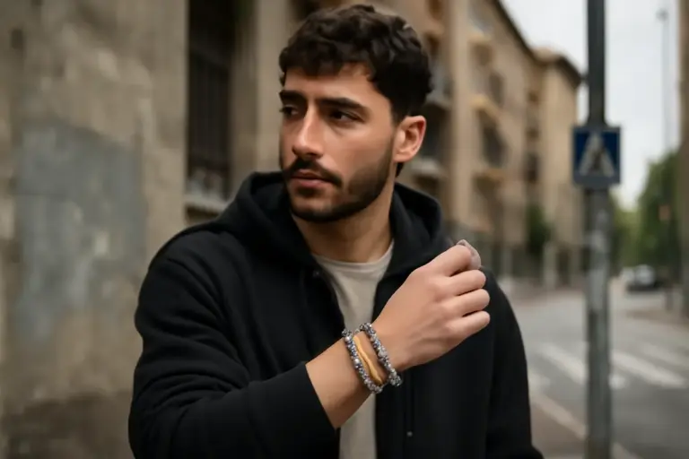 Bracciali in acciaio maschili: la soluzione per completare outfit urban senza eccessi