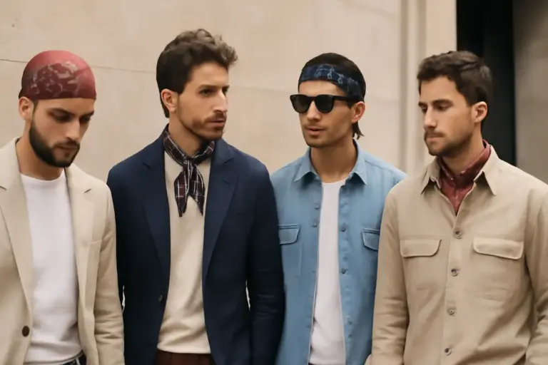 Come utilizzare bandane nel look maschile moderno? Idee pratiche per evitare l’effetto travestimento