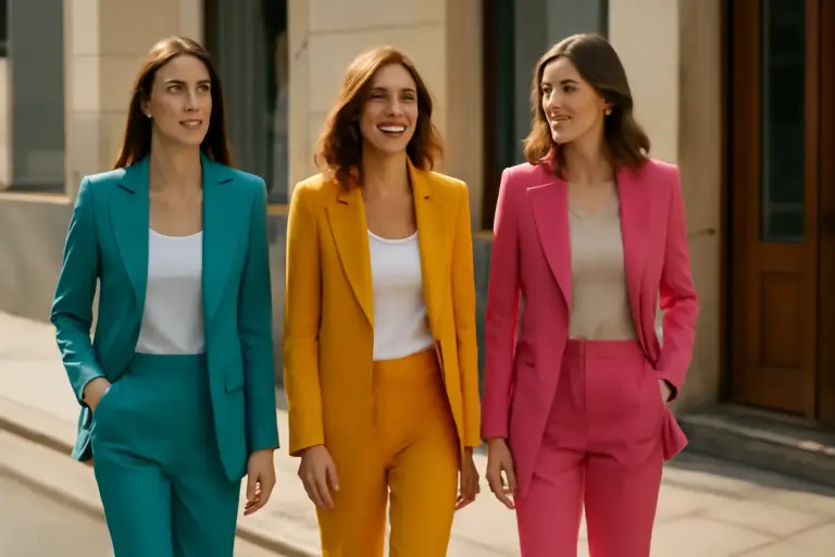 Tailleur colorati per il giorno: il tocco segreto che trasforma il look da ufficio a smart casual