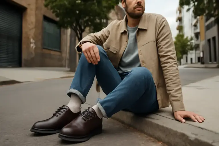 Scarpe derby uomo in pelle: il trucco per indossarle anche con look casual urbani