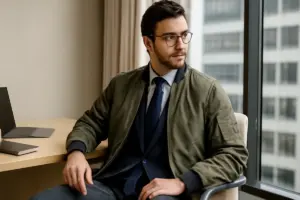 Come abbinare un bomber all’abbigliamento business? Il tocco smart che pochi considerano